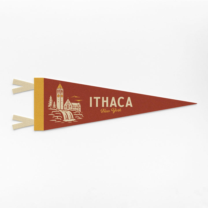 Ithaca New York Felt Pennant