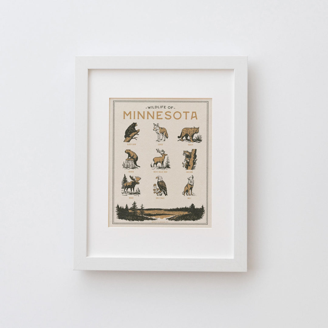 Minnesota Wildlife Print