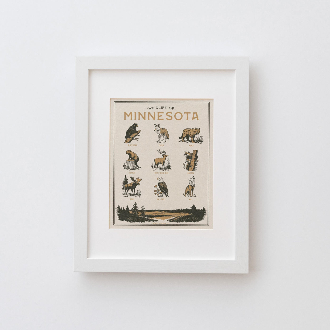 Minnesota Wildlife Print