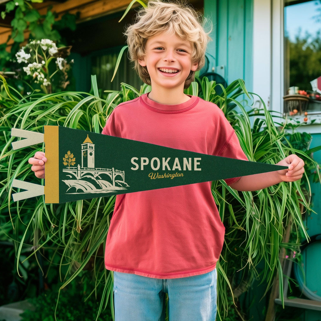 Spokane Washington Felt Pennant
