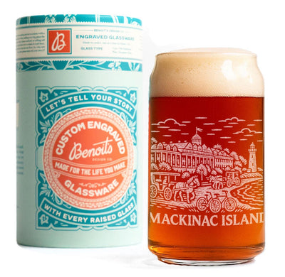 Mackinac Island Michigan Glass