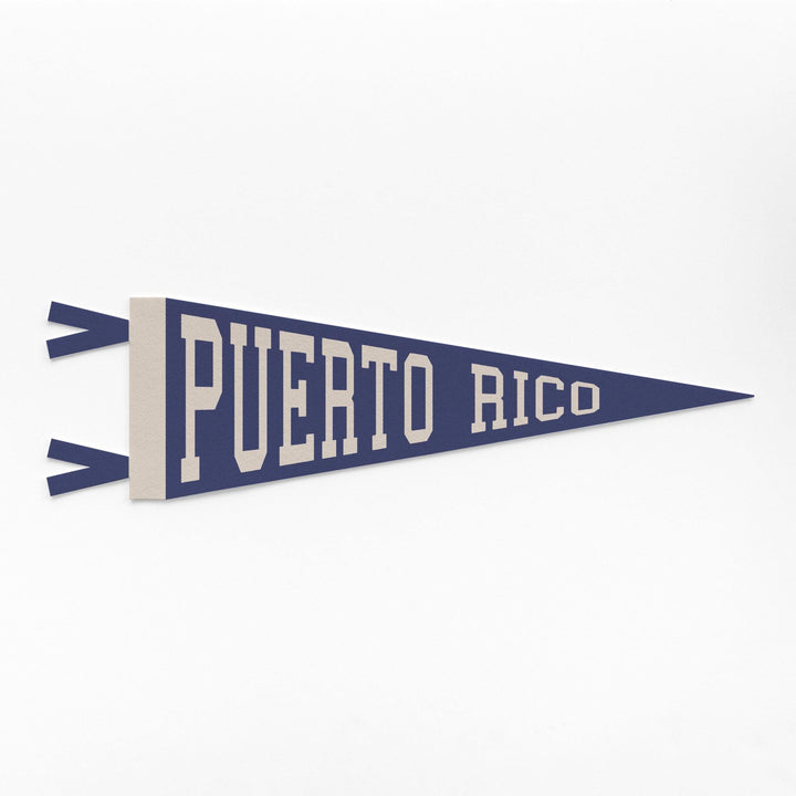 Puerto Rico Varsity Felt Pennant