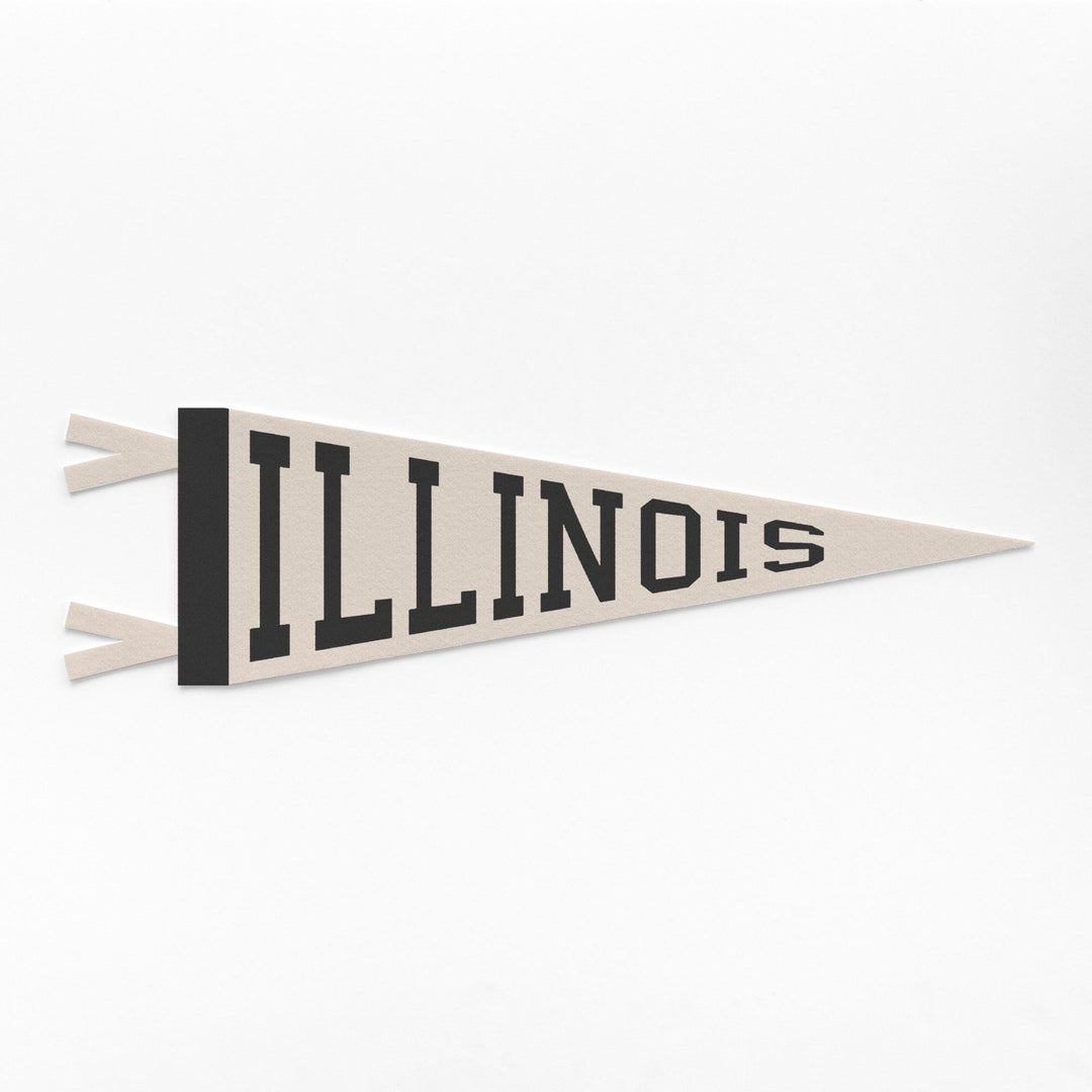 Illinois Varsity Felt Pennant