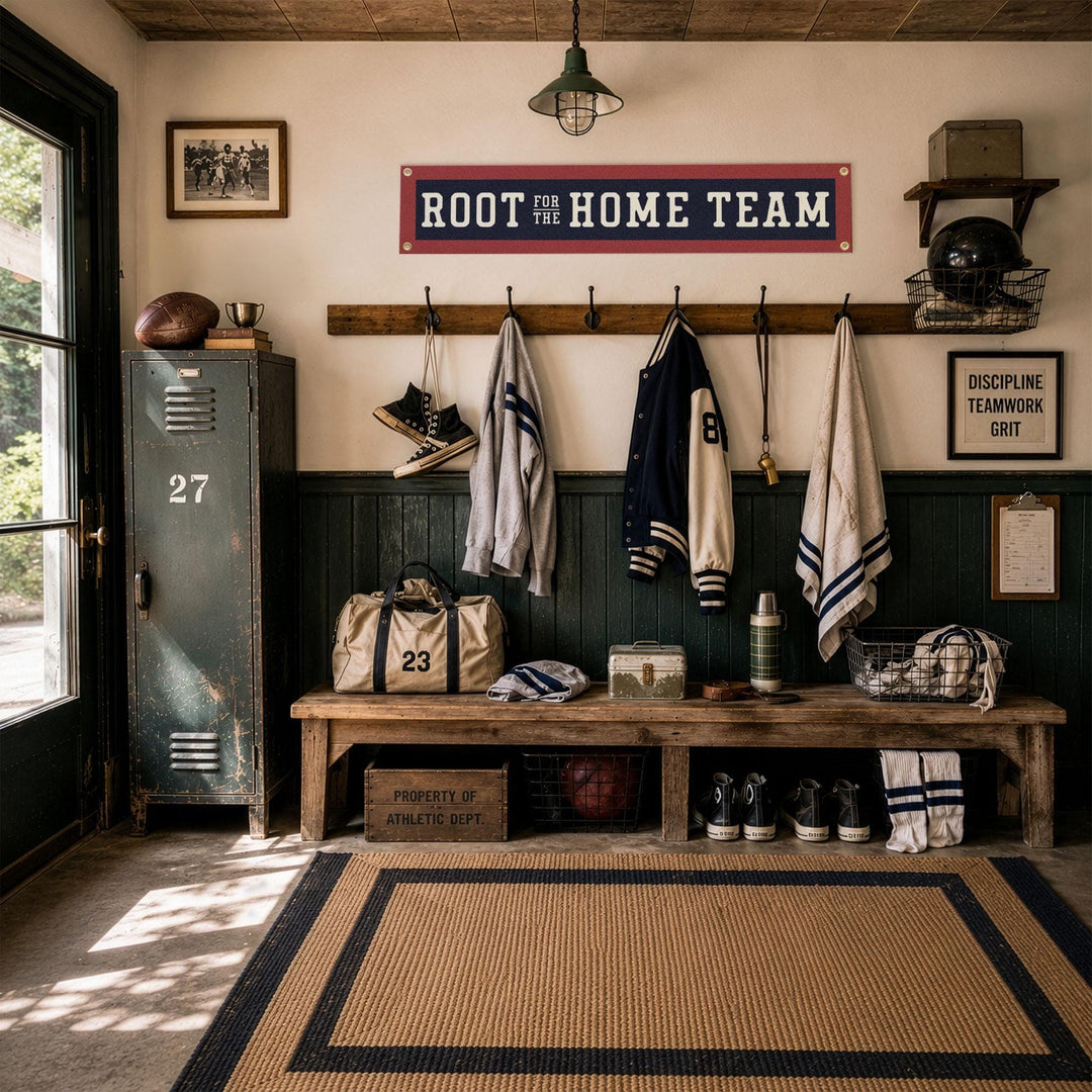 Root for the Home Team Felt Banner