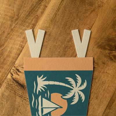 Key West Florida Felt Pennant