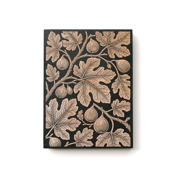 Fig Branch Engraved Birch Art Panel