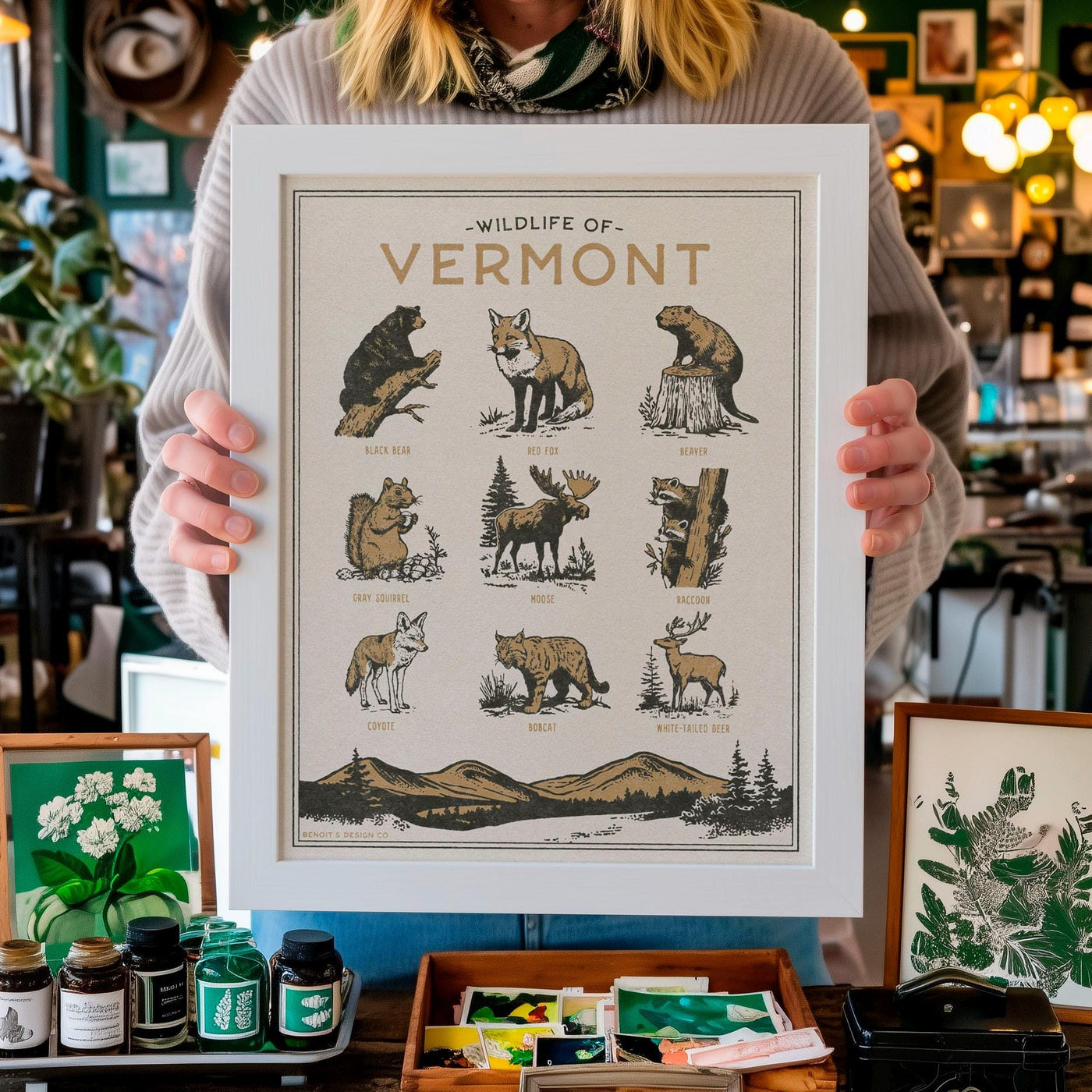 Vermont Wildlife Print