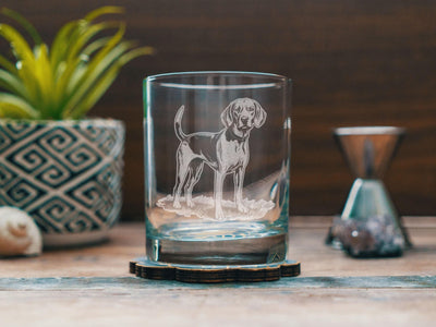 American Foxhound Dog Glasses