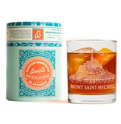 Mont Saint Michel France Glass