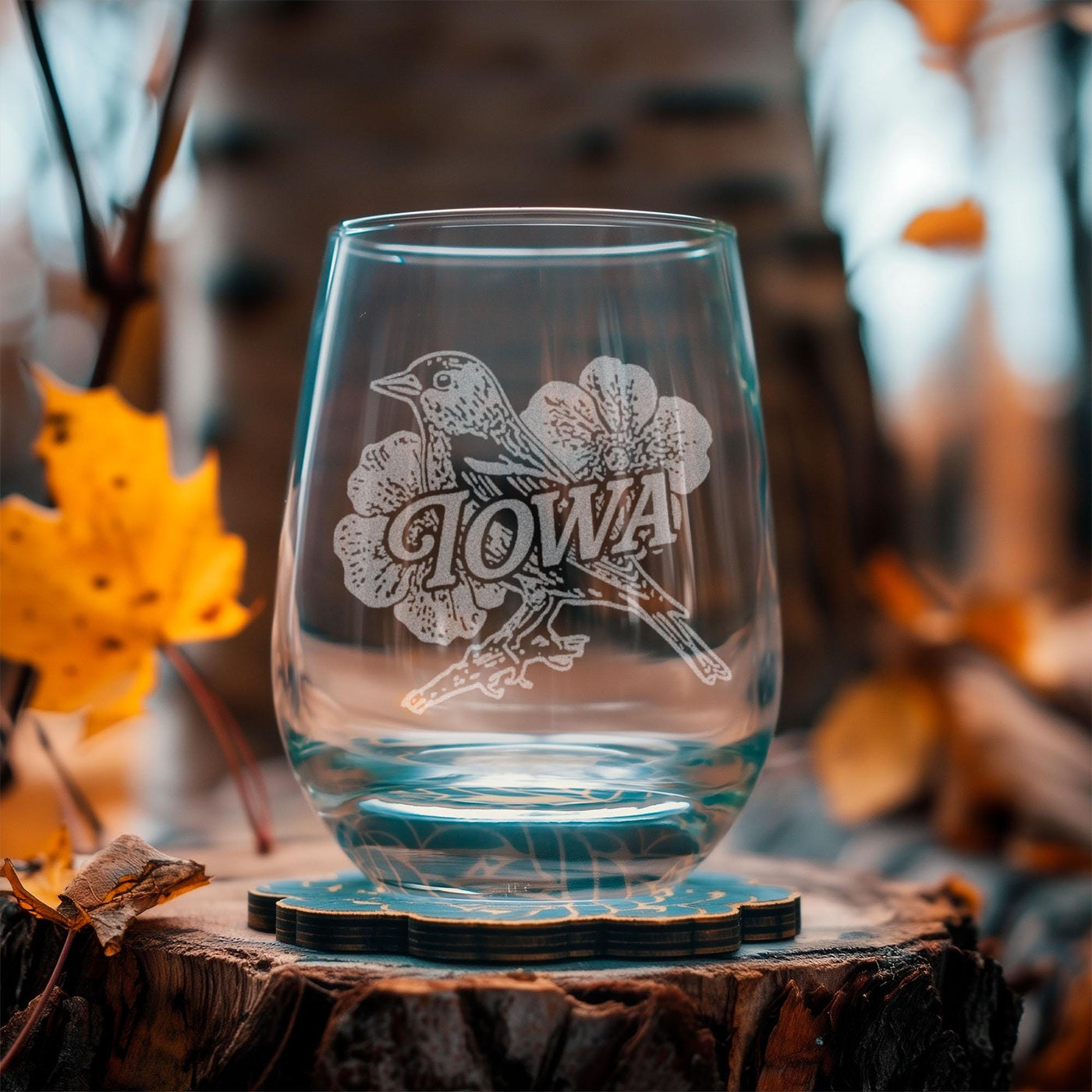 Iowa State Bird Glasses