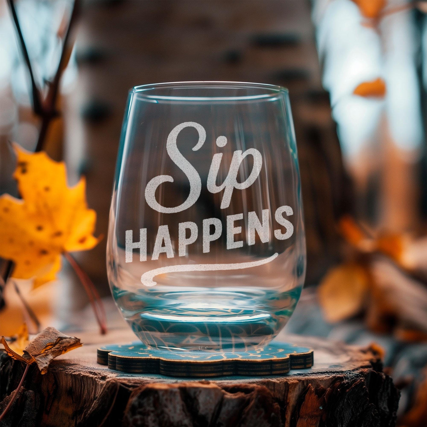 Sip Happens Glass