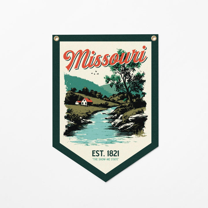 Missouri Felt Camp Flag