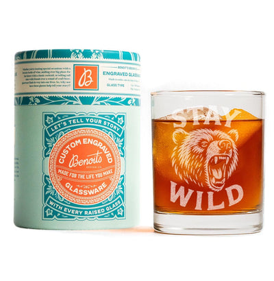 Stay Wild Glass