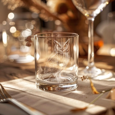 Great Horned Owl Glasses