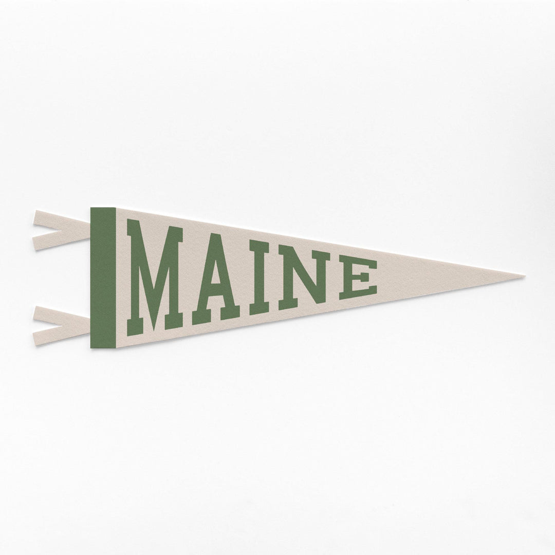 Maine Varsity Felt Pennant