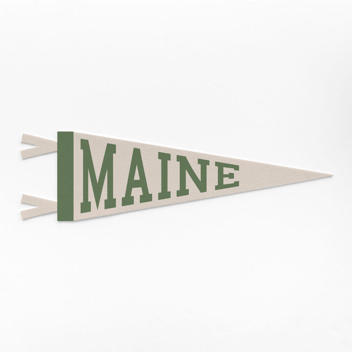 Maine Varsity Felt Pennant