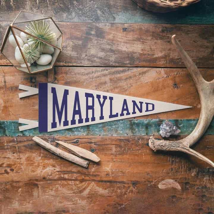 Maryland Varsity Felt Pennant