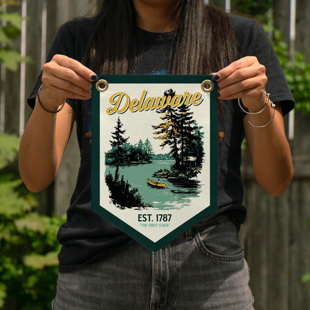 Delaware Felt Camp Flag
