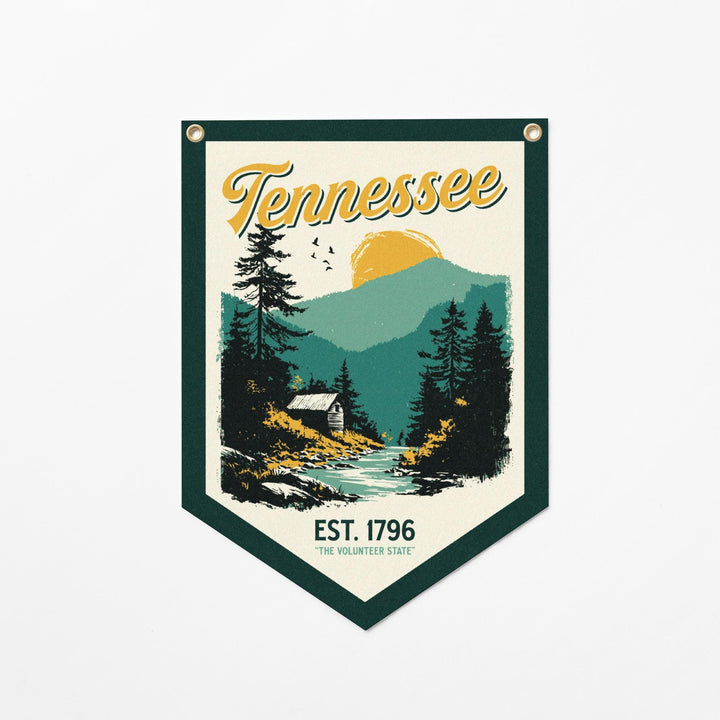 Tennessee Felt Camp Flag