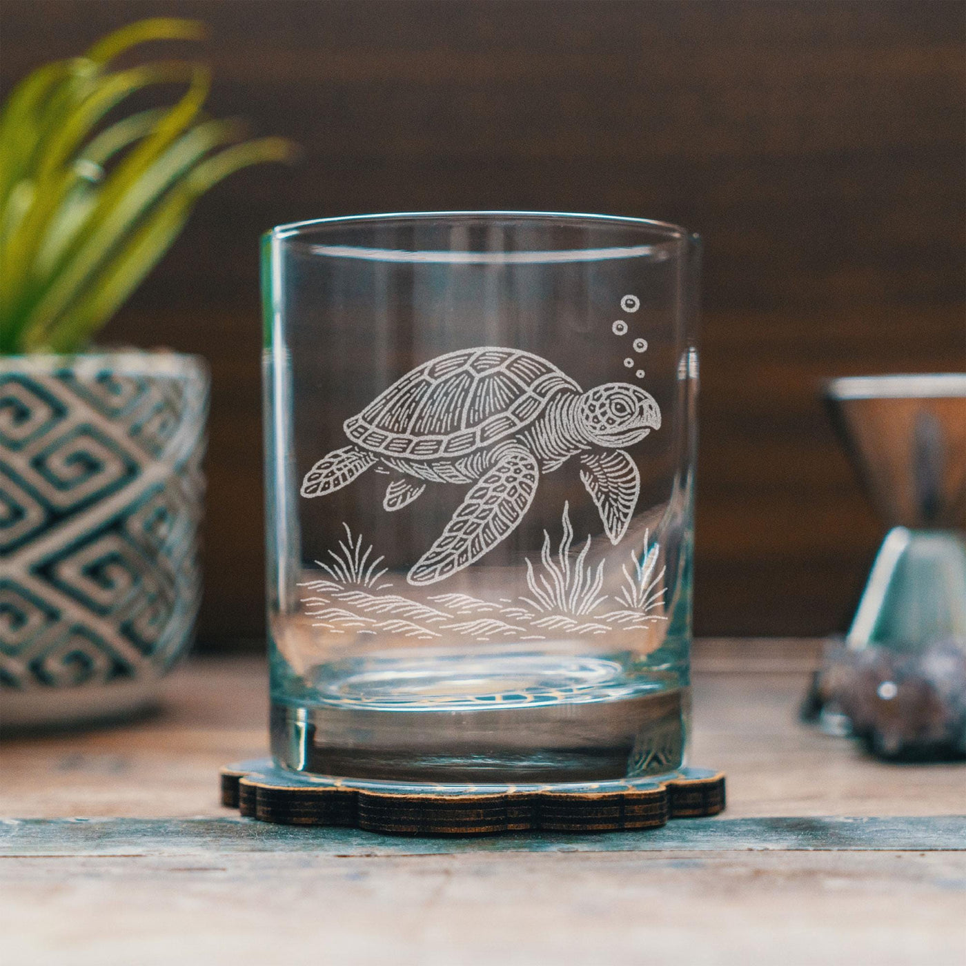 Sea Turtle Glass
