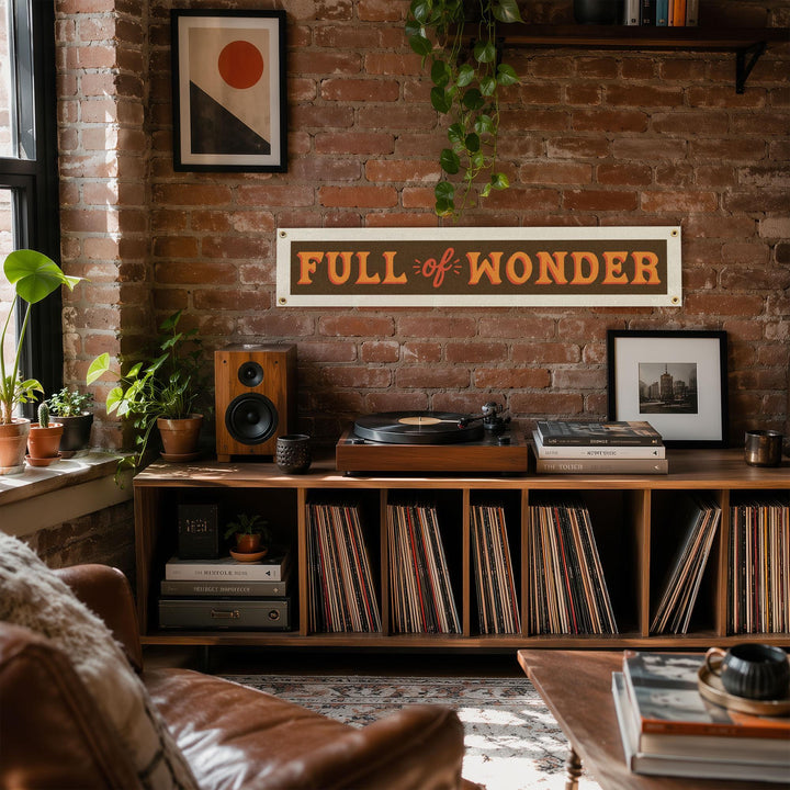 Full of Wonder Felt Banner