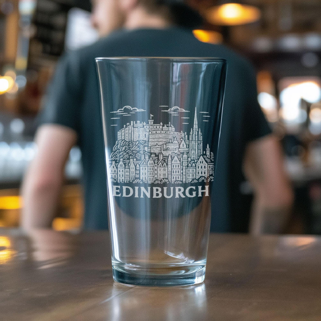 Edinburgh Scotland Glasses