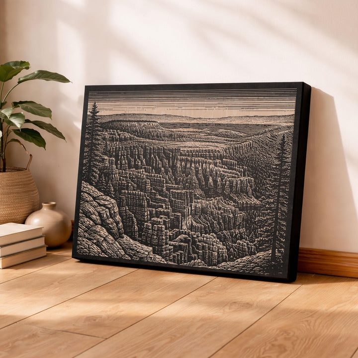 Bryce Canyon Utah Engraved Birch Art Panel