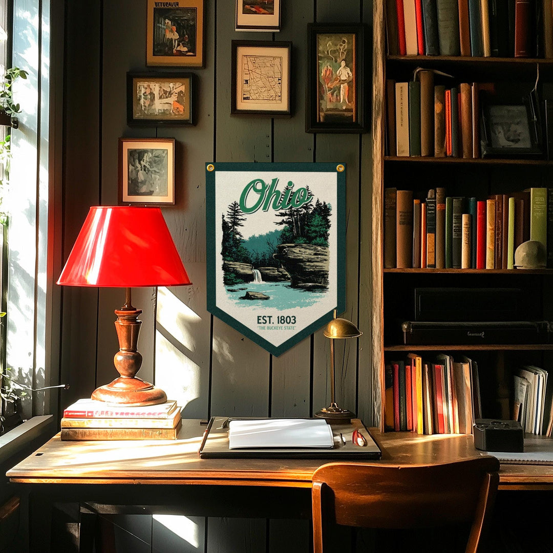 Ohio Felt Camp Flag