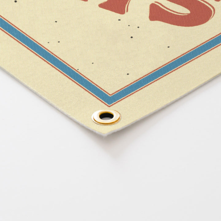 Ski Bum Felt Banner
