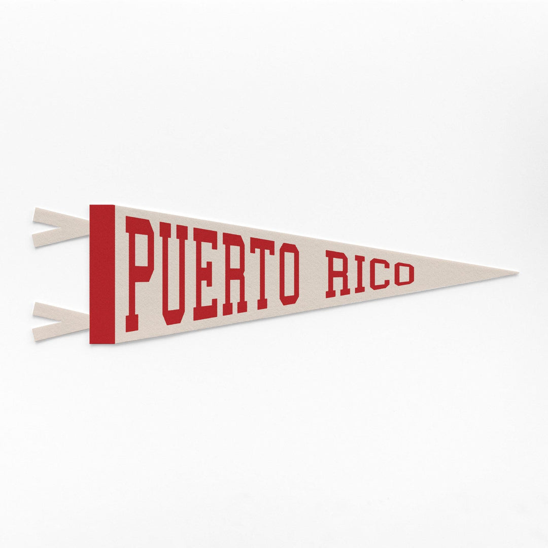 Puerto Rico Varsity Felt Pennant