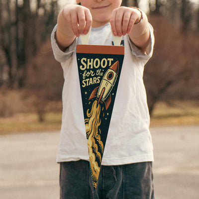 Shoot for the Stars Felt Pennant