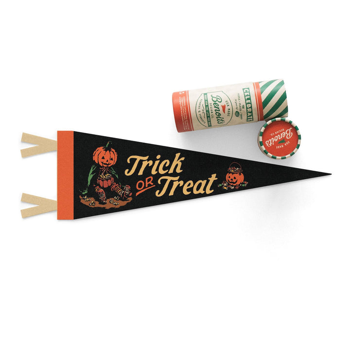 Trick or Treat Felt Pennant