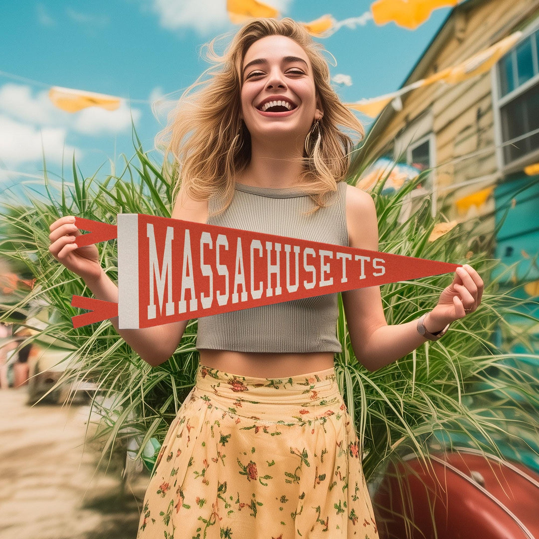 Massachusetts Varsity Felt Pennant