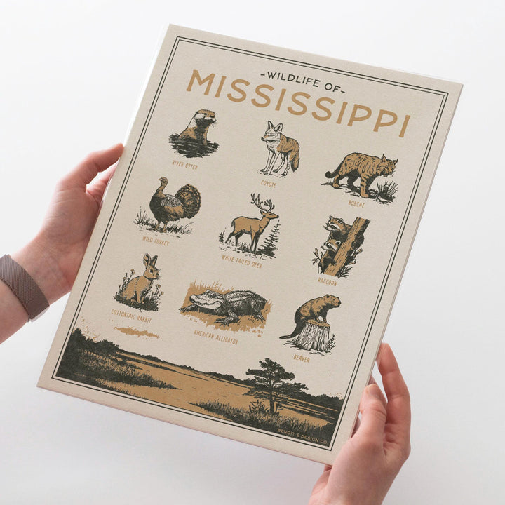 Mississippi Wildlife Print