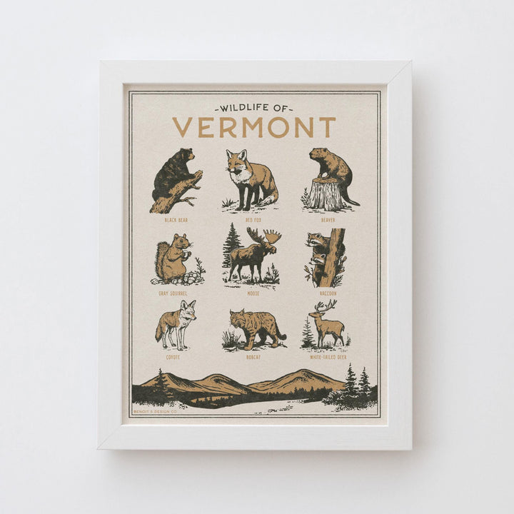 Vermont Wildlife Print