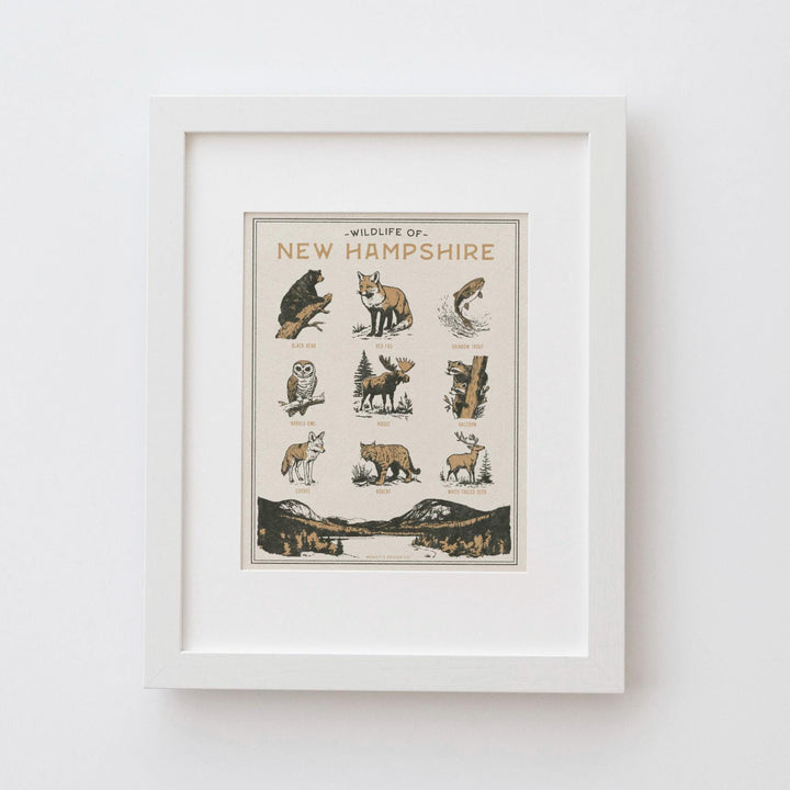 New Hampshire Wildlife Print