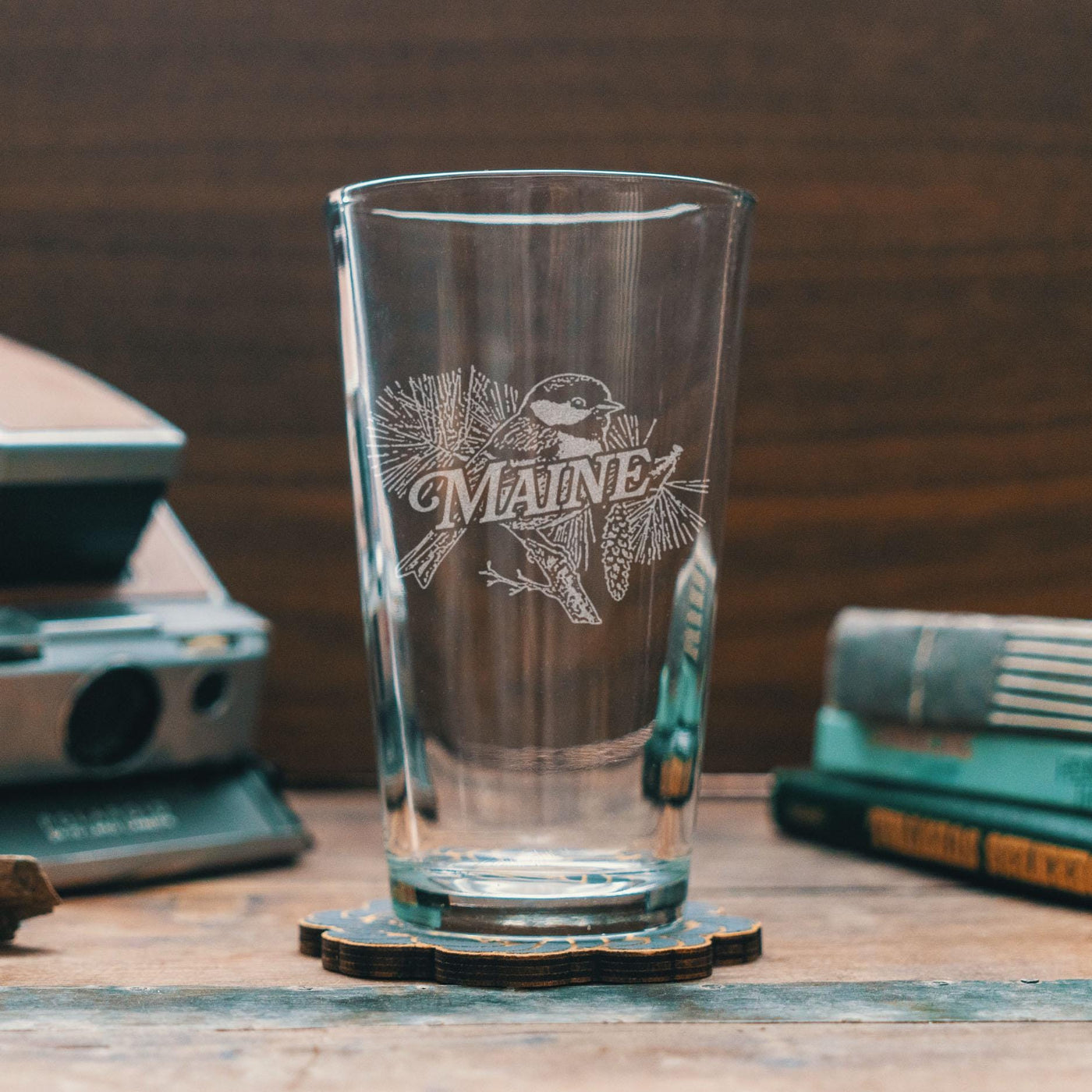 Maine State Bird Glasses