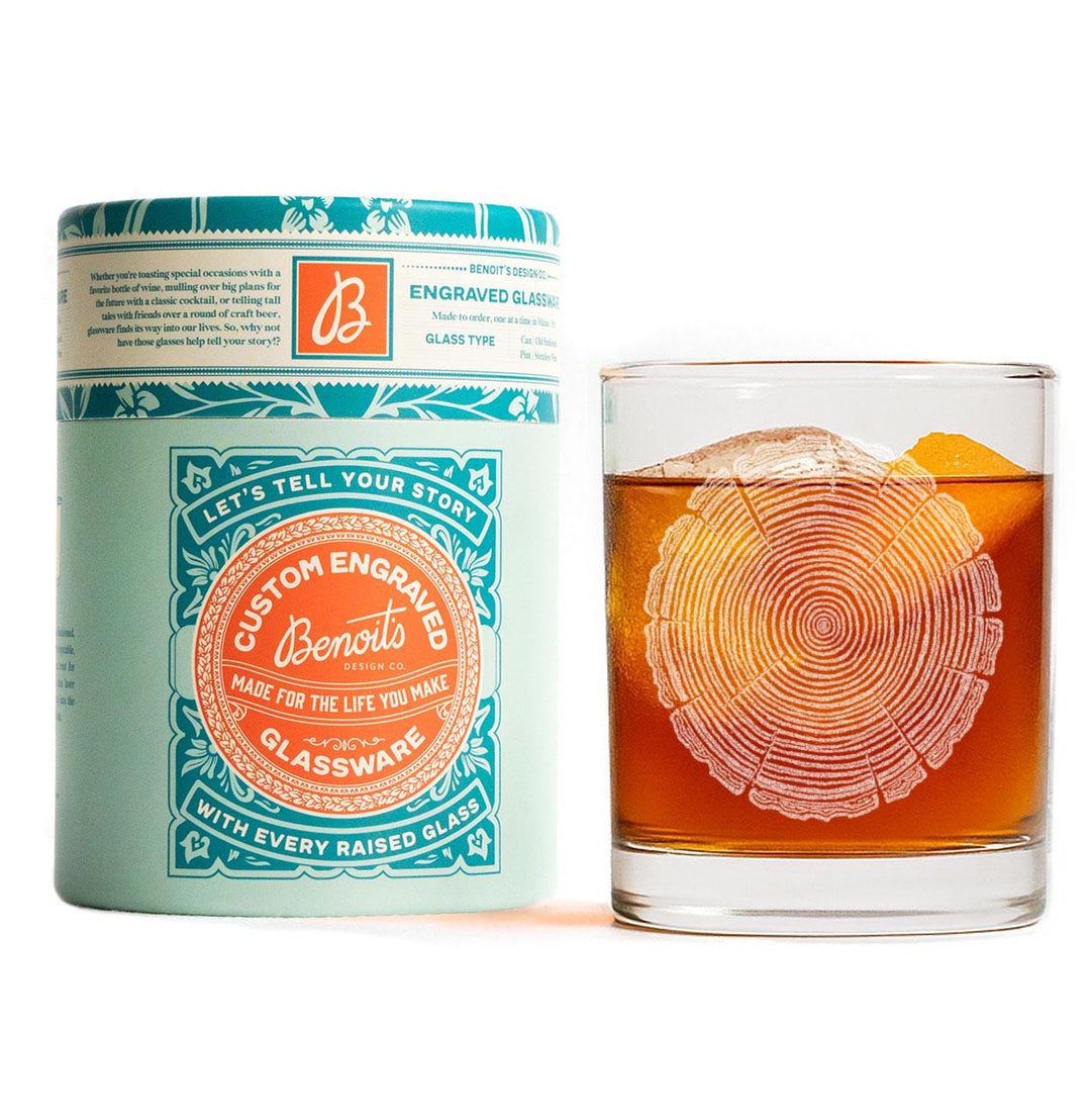 Tree Rings Glasses