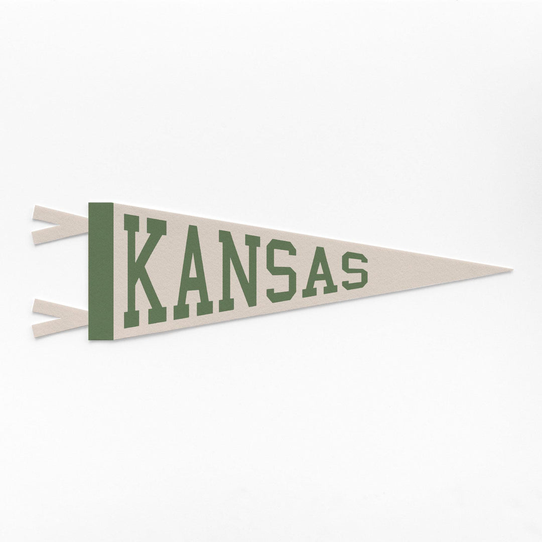 Kansas Varsity Felt Pennant