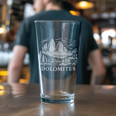 Dolomites Italy Glass