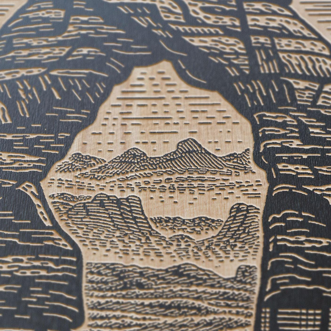 Arches National Park Engraved Birch Art Panel