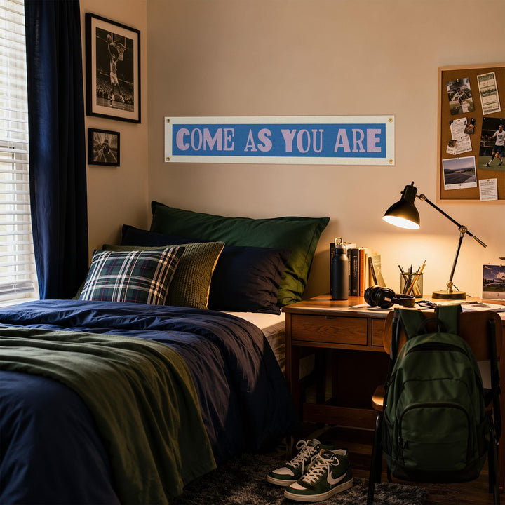 Come As You Are Felt Banner