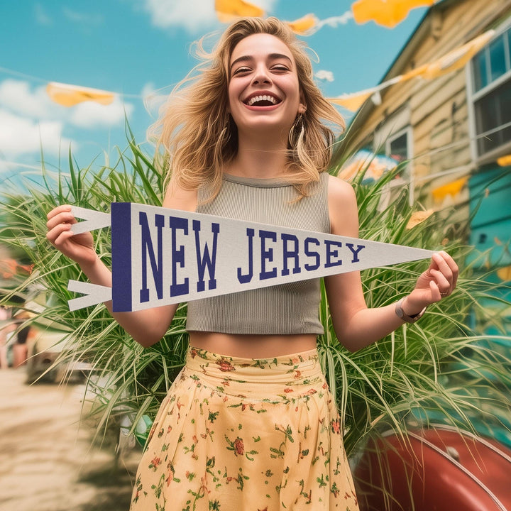 New Jersey Varsity Felt Pennant