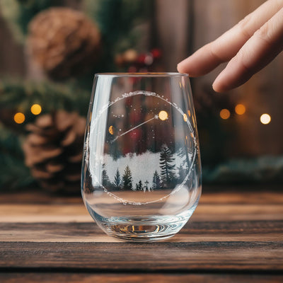 Shooting Star Glasses | Celestial Personalized Whiskey, Wine & Beer Glassware, Astronomy Lover Drinkware, Significant Other Night Sky Gift
