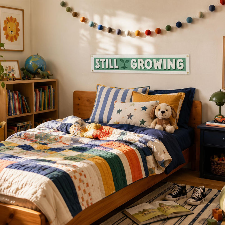 Still Growing Felt Banner