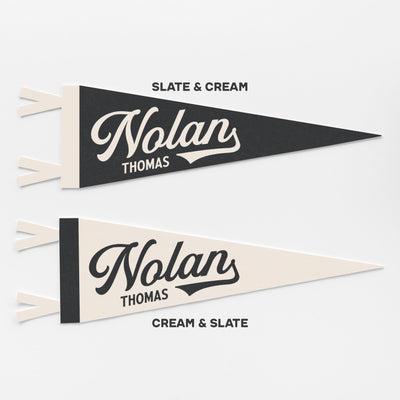 Custom Classic Name Felt Pennant