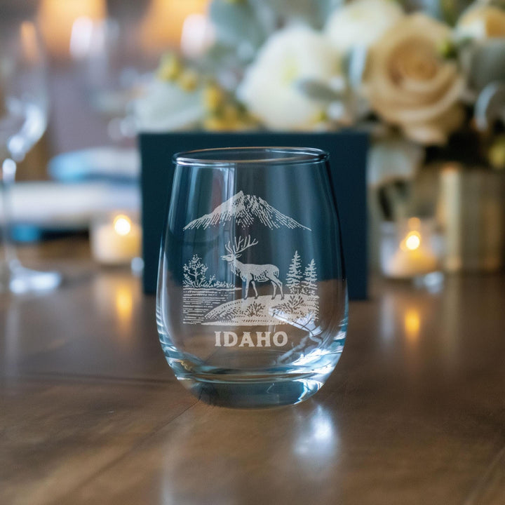 Idaho State Elk Glasses