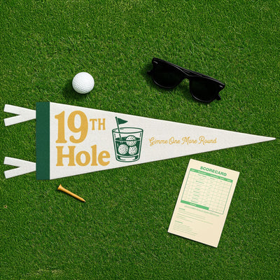 19th Hole Felt Pennant