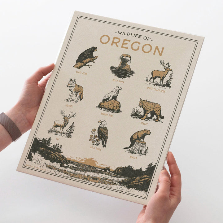 Oregon Wildlife Print