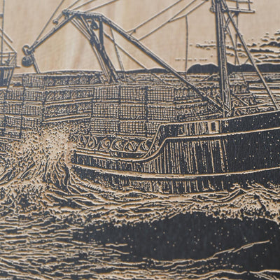 Alaskan Crab Fishing Boat Wall Art
